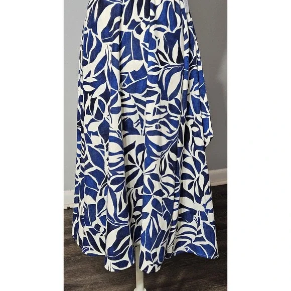 Emma & Michele Floral Print Tie Waist‎ Sleeveless V-neck Dress Small NWT - Picture 4 of 13